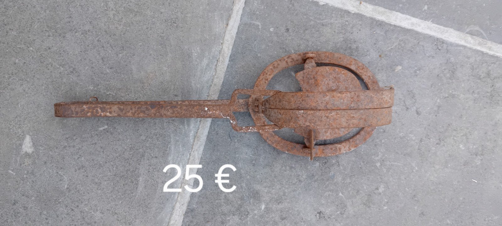 Antieke trapklem, Ophalen of Verzenden
