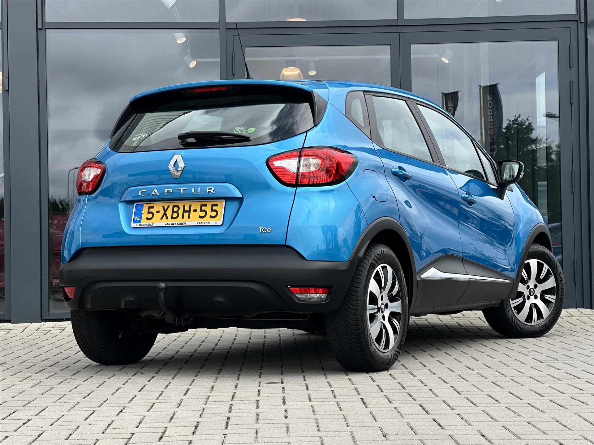 RENAULT Captur Energy TCe 90PK Expression | Trekh. | Airco |, Stof, Gebruikt, Blauw, 49 €/maand