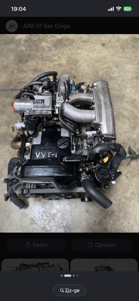 2jz-ge vvti, Auto-onderdelen, Ophalen of Verzenden, Gebruikt, Toyota