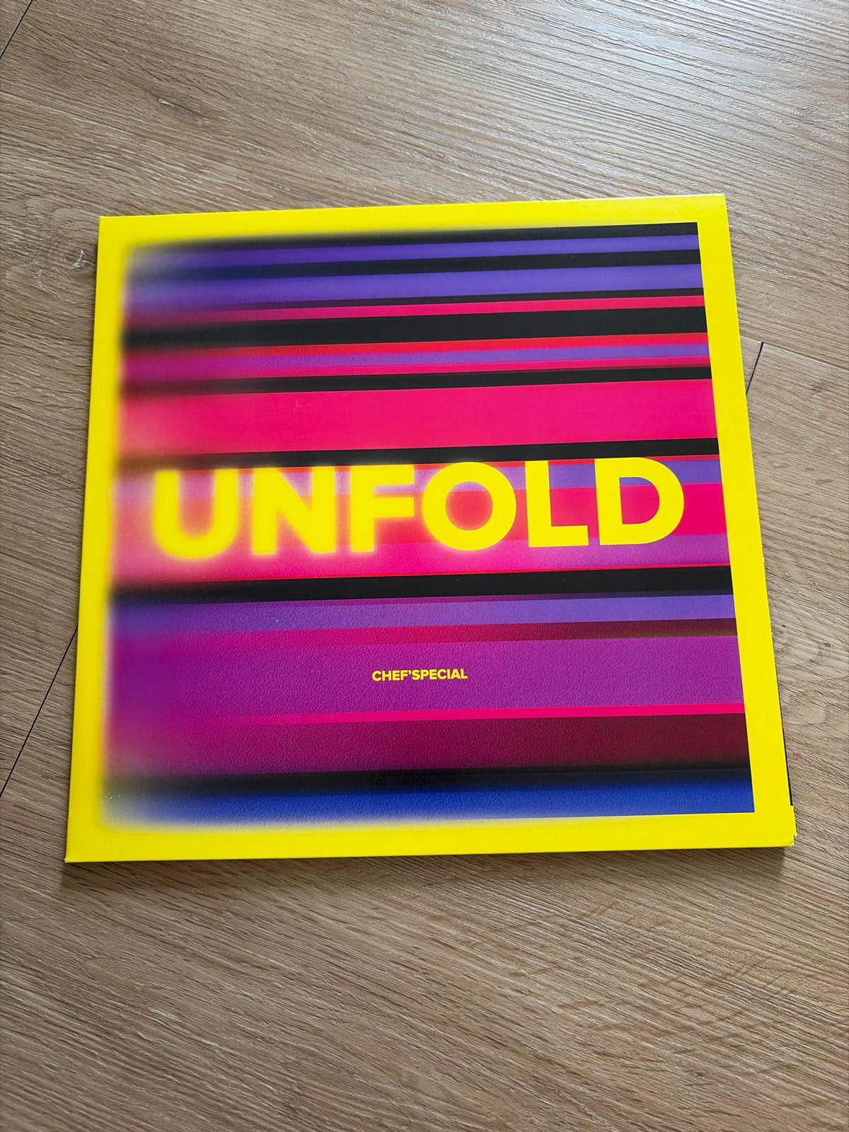 Chef'Special - Unfold LP (Gesigneerd), Cd's en Dvd's, Vinyl | Pop, Zo goed als nieuw, Pop, LP, Gesigneerd, 12 inch, Ophalen of Verzenden