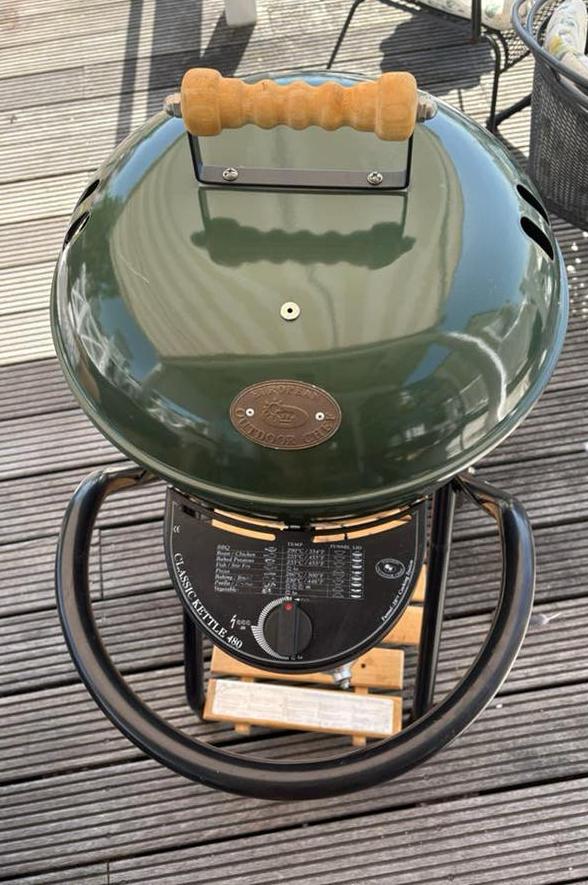 European Outdoor Chef Classic Kettle 480 Gasbarbecue, Tuin en Terras, Gasbarbecues, Ophalen, Gebruikt