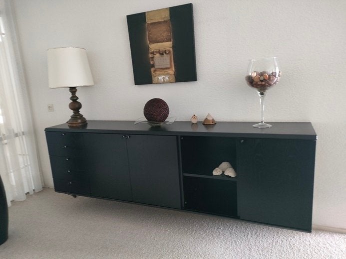 Zwevend dressoir van het Nederlandse topmerk Interstar., Ophalen, Zo goed als nieuw, 200 cm of meer, 25 tot 50 cm