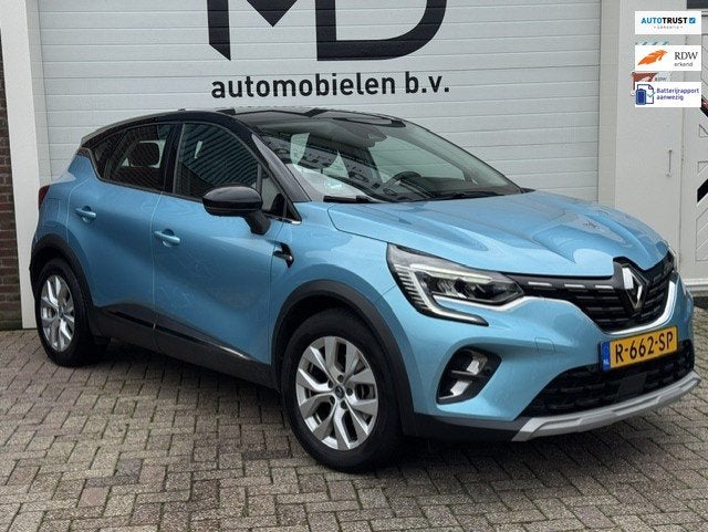 Renault Captur 1.6 E-Tech Plug-in Hybrid 160 Intens -SOH 91%, Auto's, Dealer onderhouden, 77 km/l, 4 cilinders, Blauw