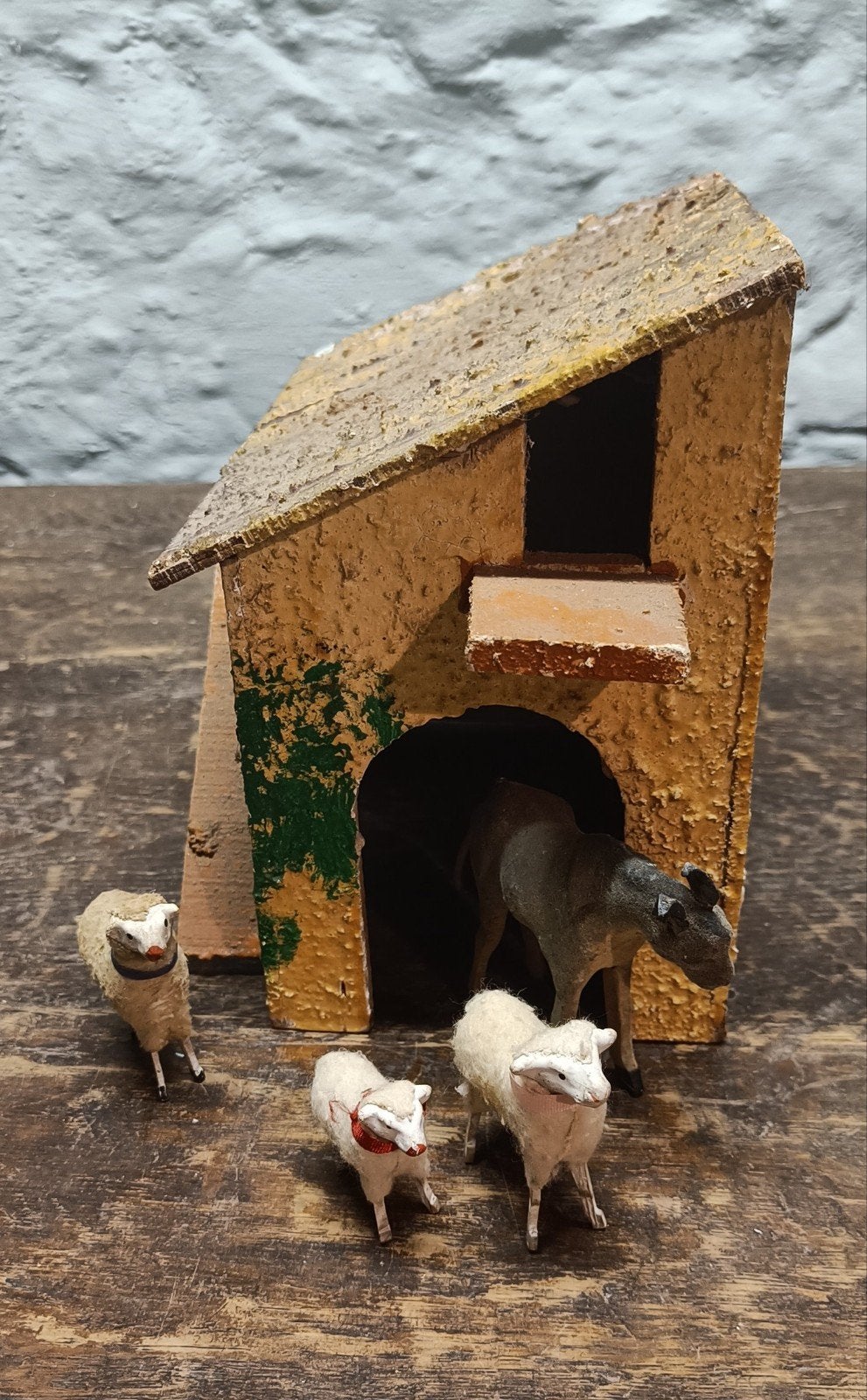 stalletje of boerderijtje kerstmis deco, Ophalen of Verzenden