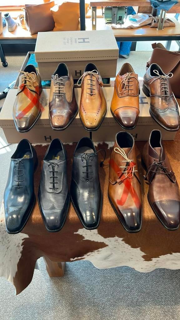 Harris italiaanse herenschoenen maat 44, Ophalen of Verzenden, Nieuw, Bruin