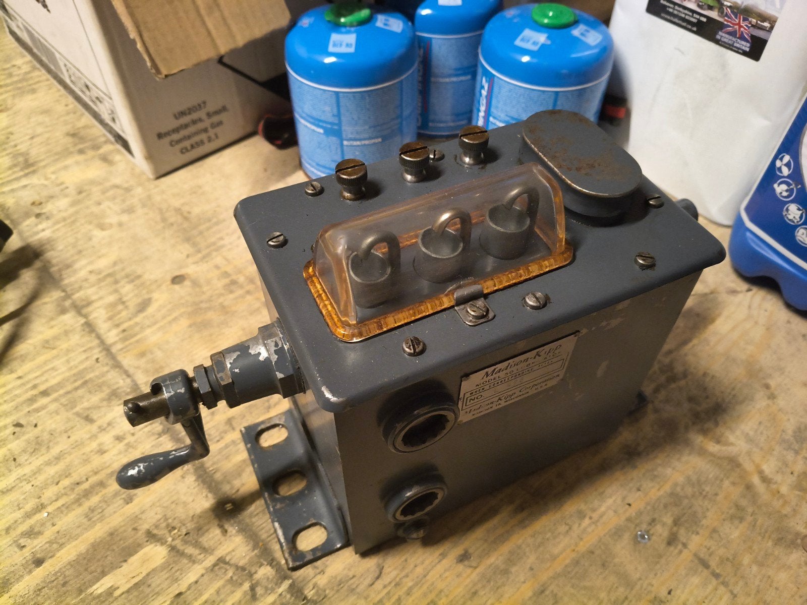 smeerautomaat madison kipp model 50 lubricator, Ophalen of Verzenden, Gebruikt, Oldtimer onderdelen