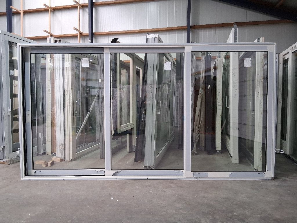 Nieuw XL Schuifpui Hr++ bezorgen factuur mogelijk, 225 cm of meer, Aluminium, Ophalen of Verzenden, Zo goed als nieuw
