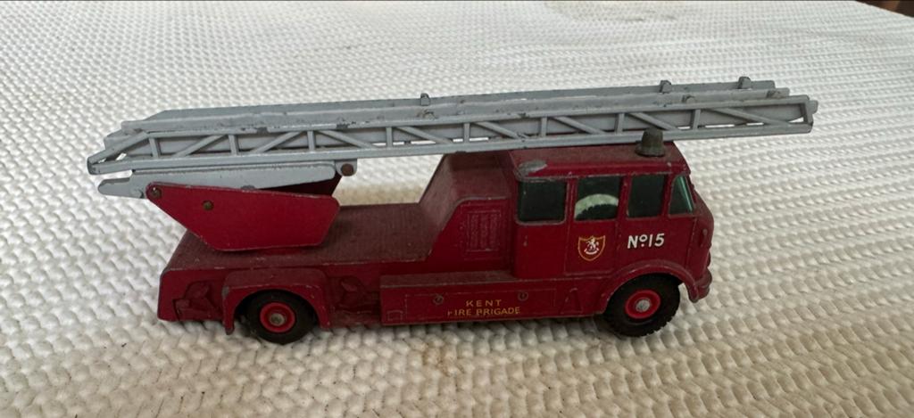 Matchbox brandweerwagen. Bespeeld., Ophalen of Verzenden, Gebruikt