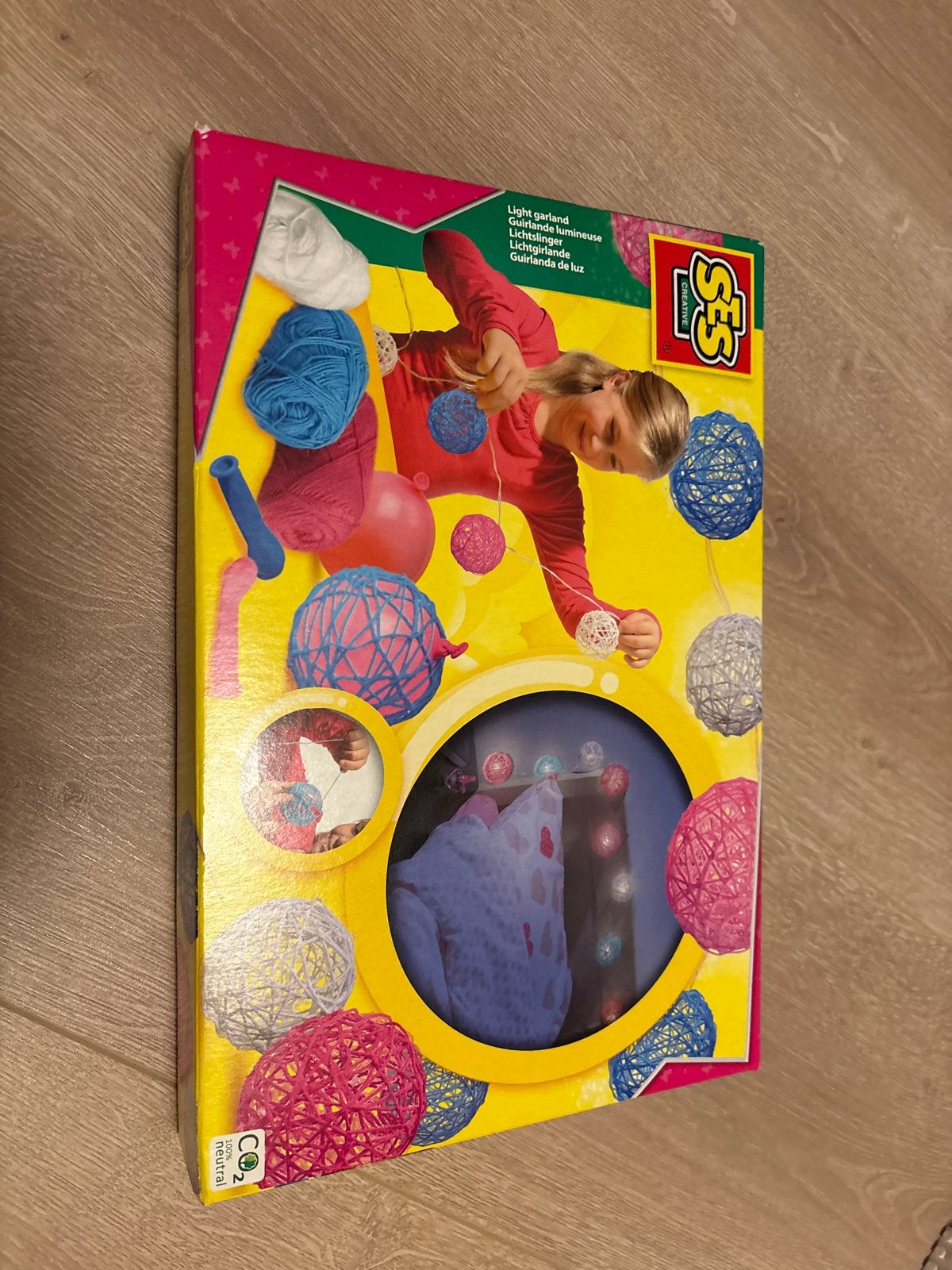 SES Creative Lichtgevende Slinger Knutselset, Hobby en Vrije tijd, Knutselen, Nieuw, Knutselset, Educatief, Overige merken, Textiel