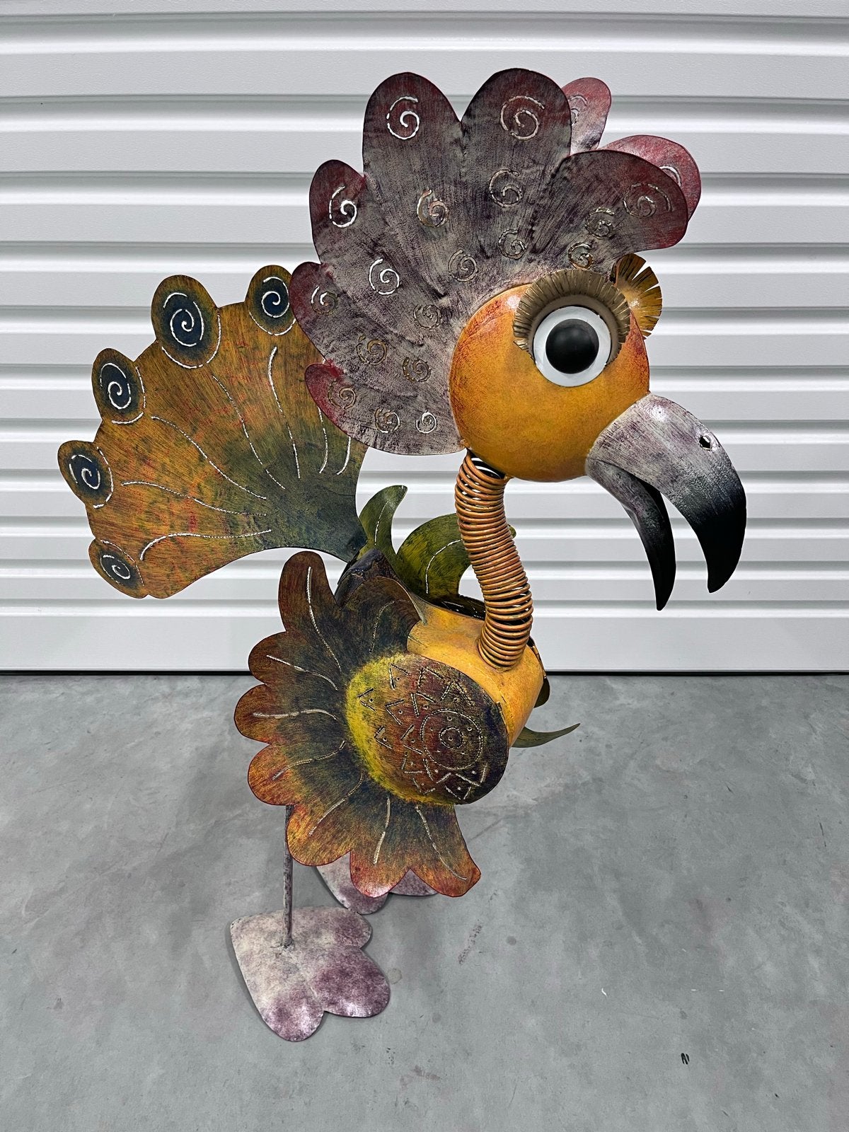 Decoratieve wacky Bird, kleurrijk en uniek, Ophalen, Meerkleurig, Overige stijlen, Zo goed als nieuw