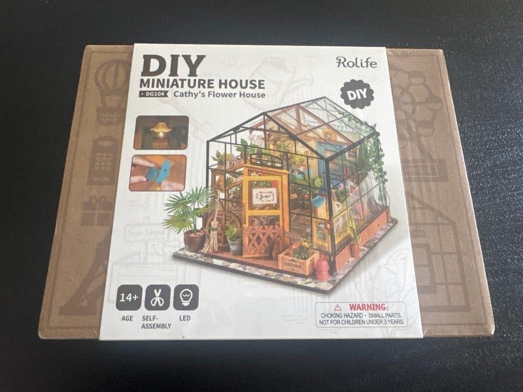ROLIFE DIY miniature house cathy’s flower house, Ophalen of Verzenden, Nieuw, Knutselwerk, Overige merken