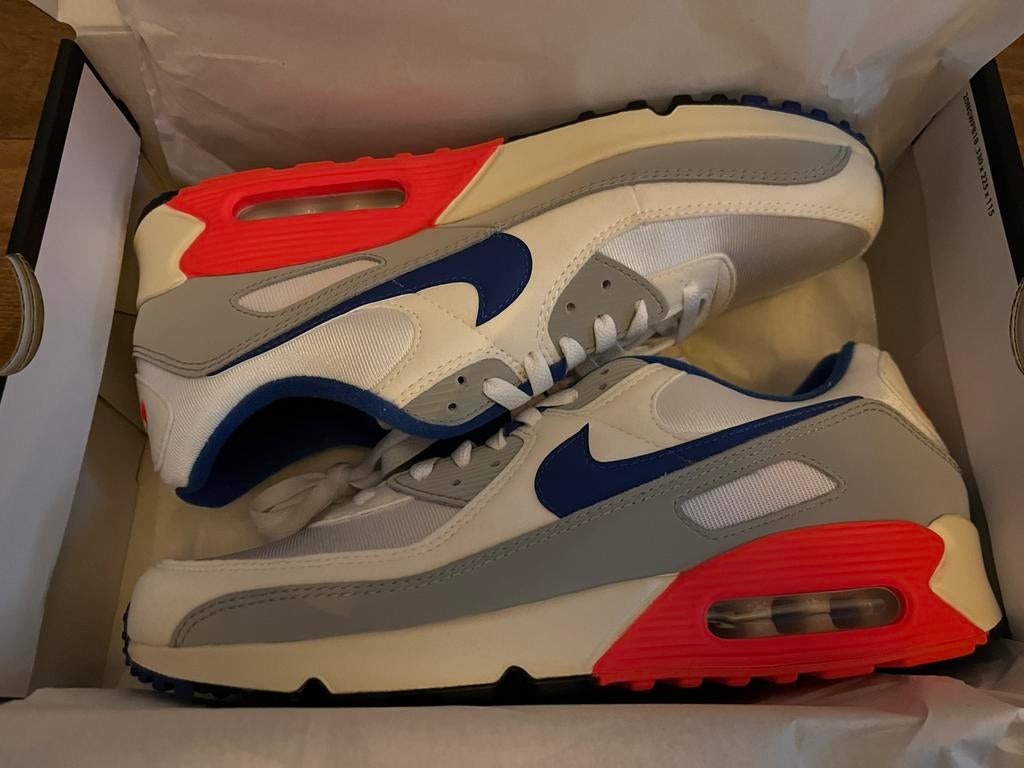 Nike Air Max 90 Ultramarine EU 44.5 US 10.5 NIEUW, Kleding | Heren, Schoenen, Ophalen of Verzenden, Nieuw, Overige kleuren, Sneakers of Gympen