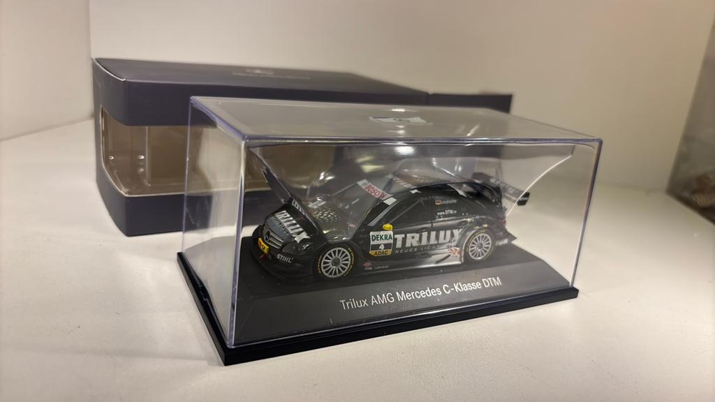 Mercedes c klasse dtm trilux minichamps 1.43, Auto, Ophalen of Verzenden, MiniChamps, A