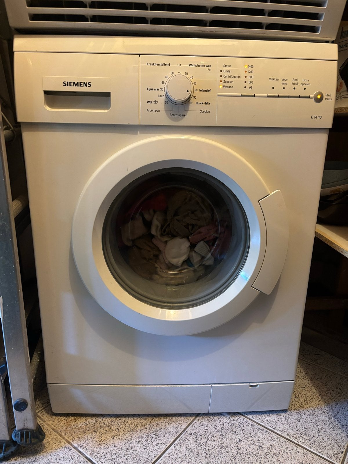 Siemens Wasmachine - E14-16, Witgoed en Apparatuur, Wasmachines, Ophalen, Gebruikt, Voorlader, 85 tot 90 cm