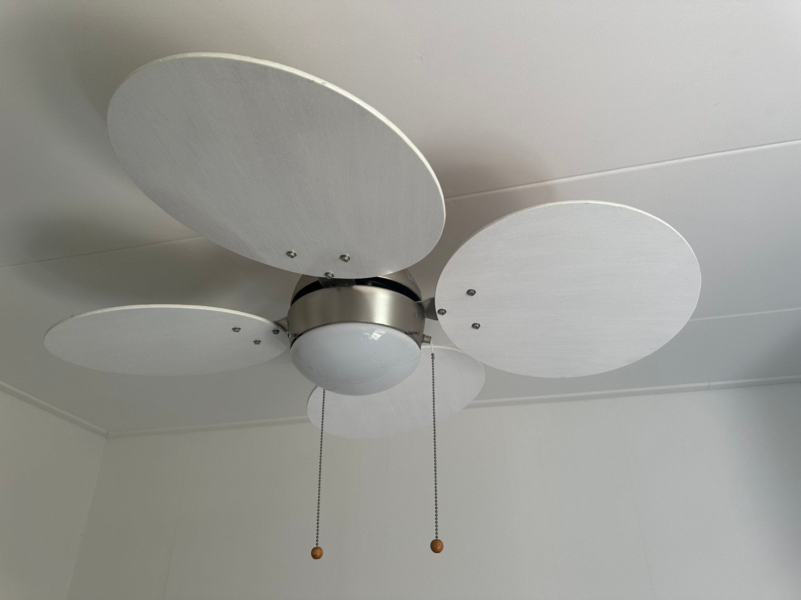Plafond ventilator met lamp, Witgoed en Apparatuur, Ophalen, Zo goed als nieuw, Plafondventilator