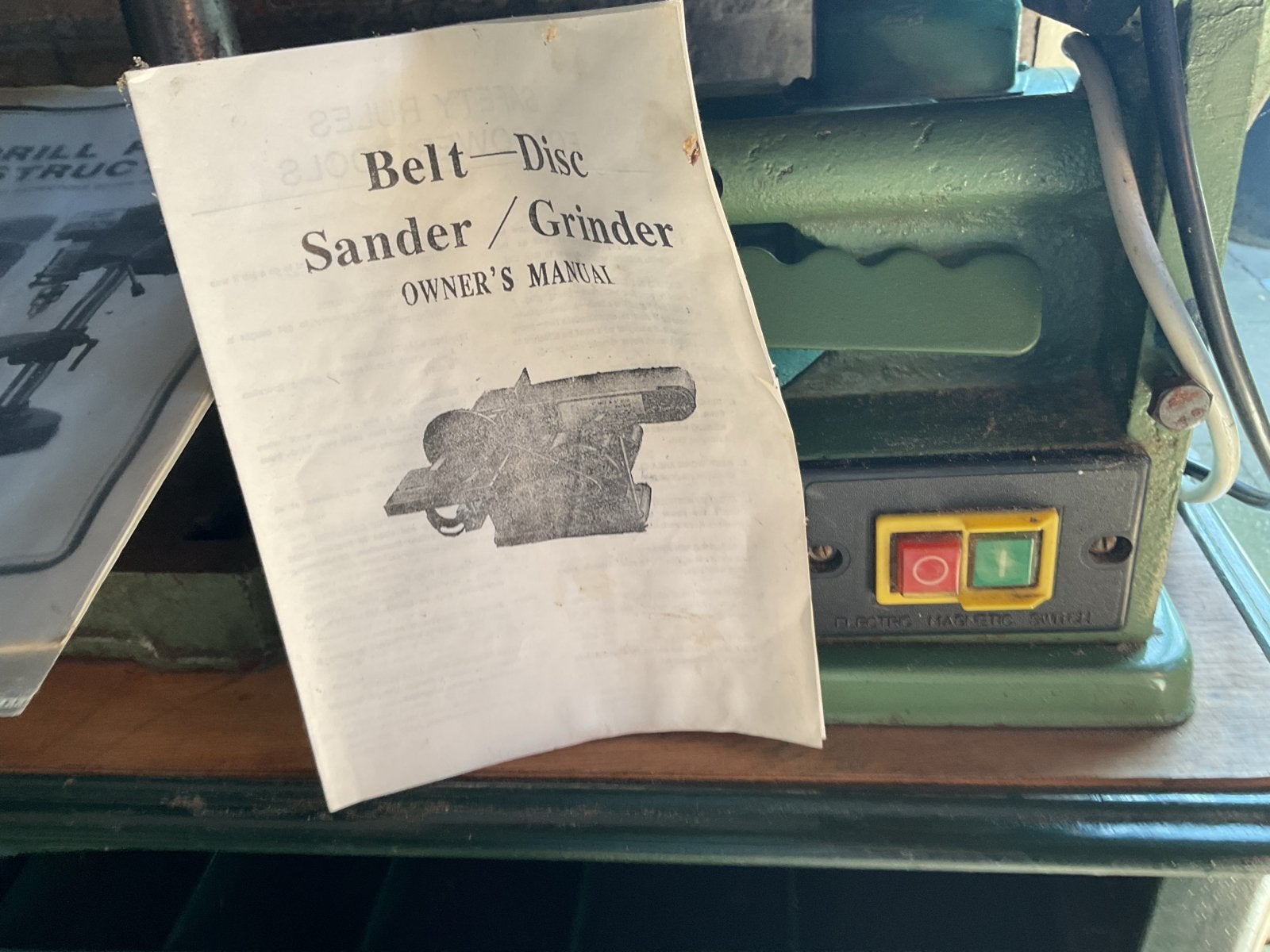 Band- en schijfschuurmachine (Belt Disc Sander), Ophalen, Gebruikt, Minder dan 600 watt, Bandschuurmachine