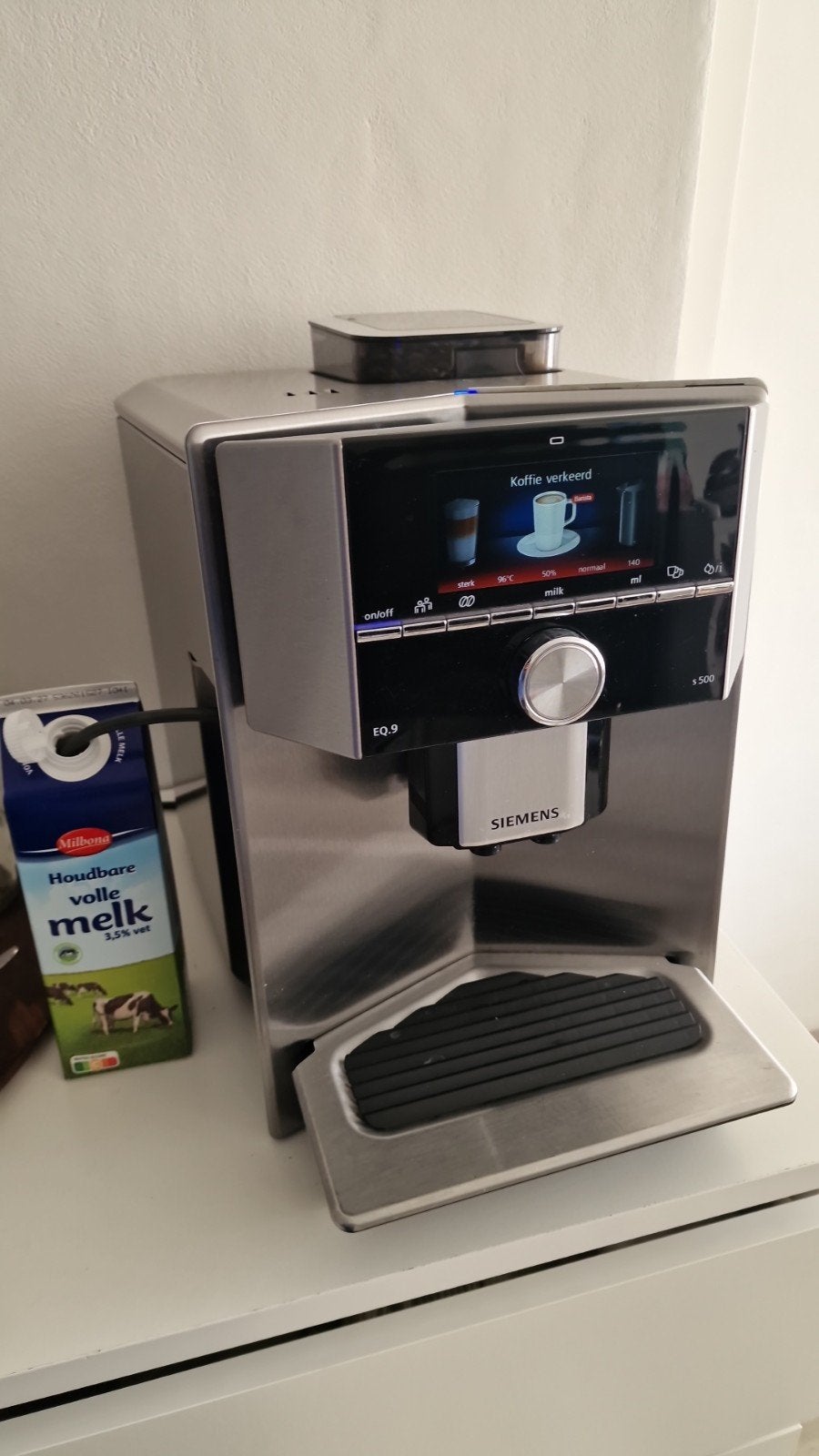 Siemens EQ.9 S500 Volautomatische Koffiemachine, Witgoed en Apparatuur, 10 kopjes of meer, Koffiemachine, Ophalen of Verzenden