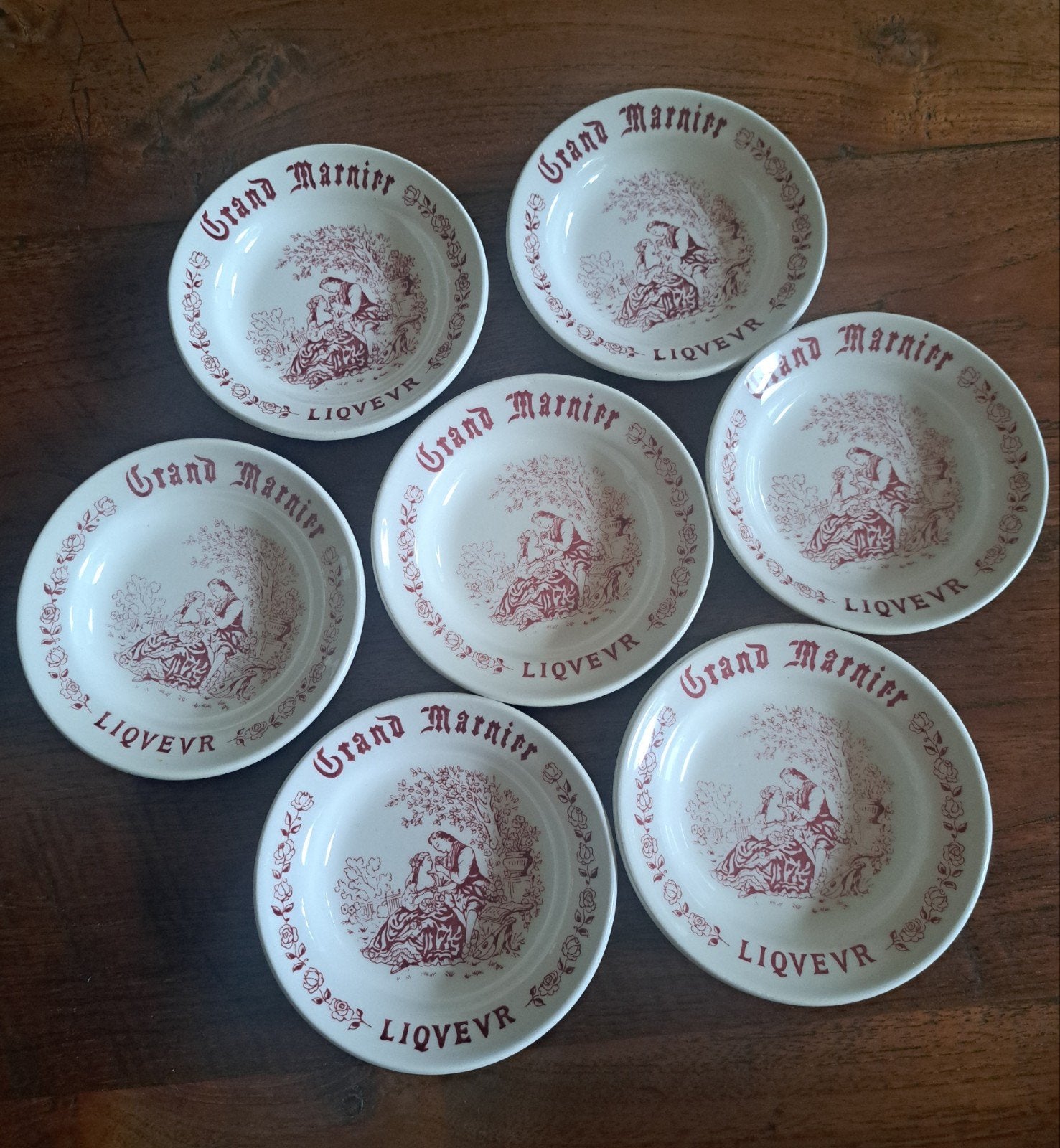 Set van 7 Grand Marnier likeurschaaltjes, Ophalen of Verzenden