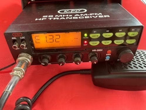 27 mc k po 2800 zendontvanger ongv 20 watt, Telecommunicatie, Zenders en Ontvangers, Ophalen of Verzenden, Zo goed als nieuw, Zender en Ontvanger