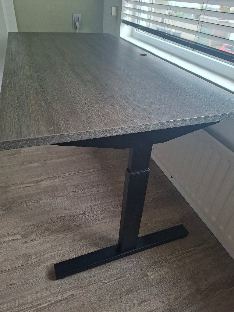 Bureau, Huis en Inrichting, Bureaus, Ophalen, 160 cm, Gebruikt, Hout
