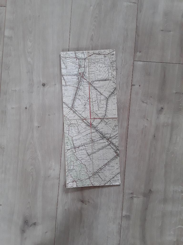 Assen Oude topografische kaart 1928 Op linnen, Gelezen, Verzenden, Landkaart, 1800 tot 2000