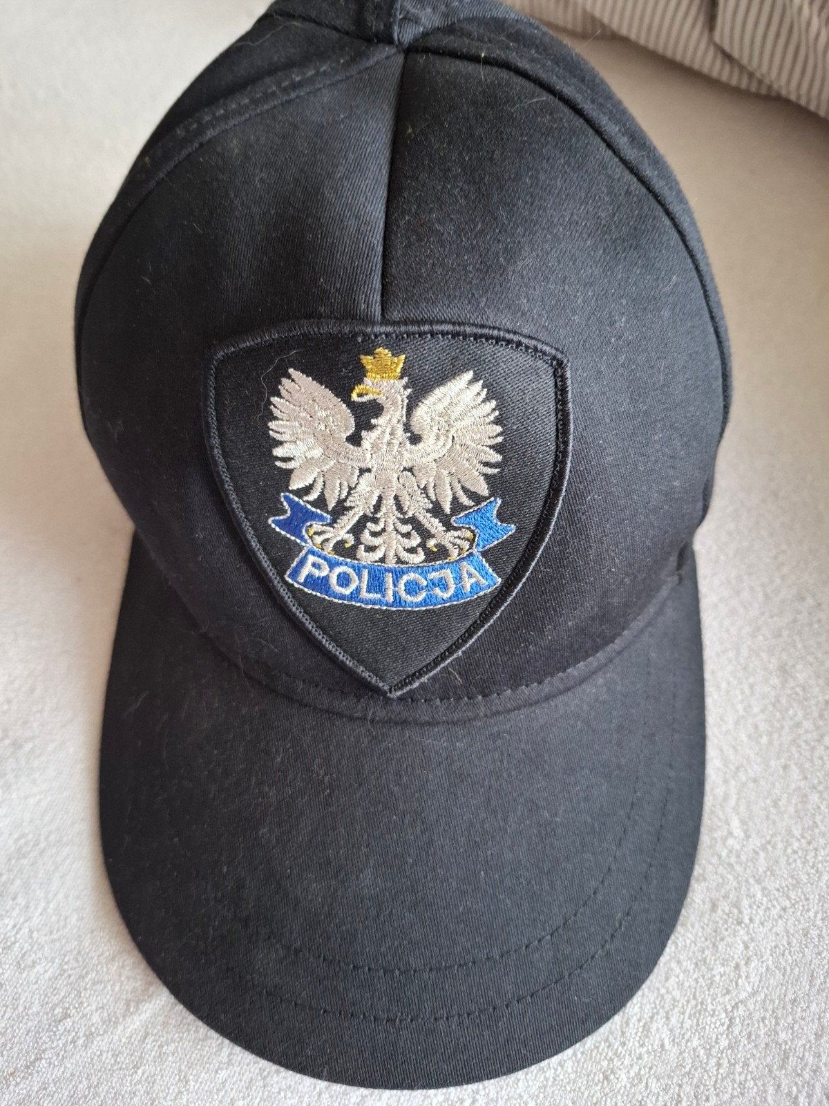 Poolse politiepet, Ophalen of Verzenden, Landmacht, Nederland, Helm of Baret