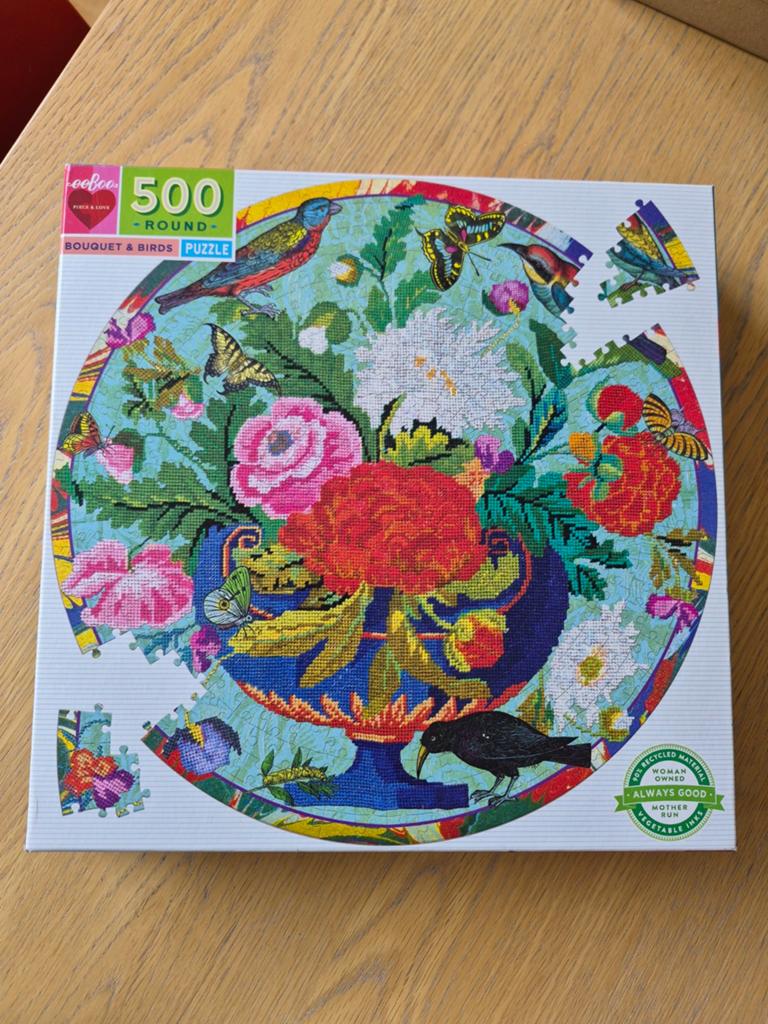 Prachtige Eeboo puzzel 500 stukjes., Hobby en Vrije tijd, Denksport en Puzzels, Ophalen, 500 t/m 1500 stukjes, Zo goed als nieuw