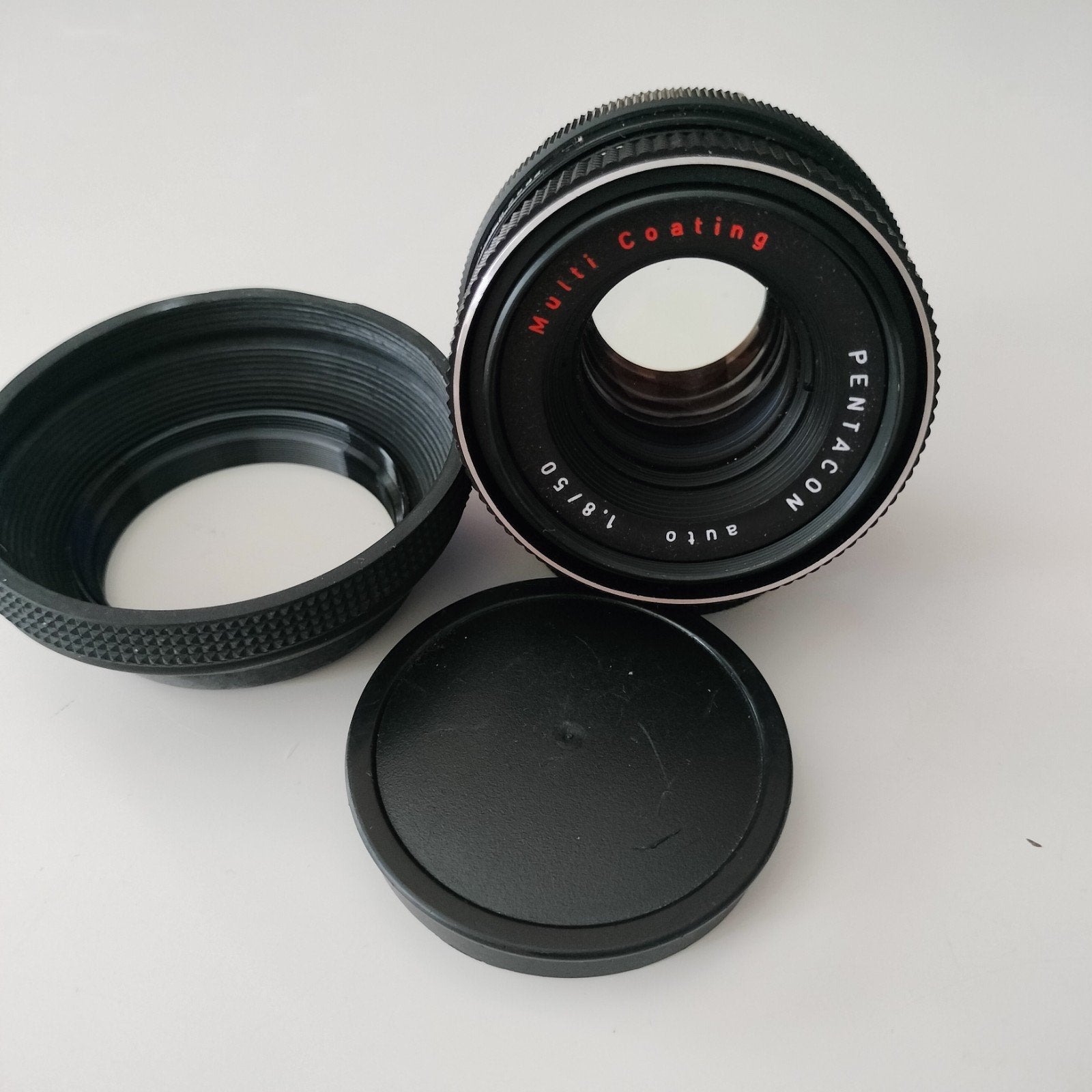 Pentacon Auto 1.8/50 Multi Coating lens M42, Ophalen of Verzenden, Standaardlens