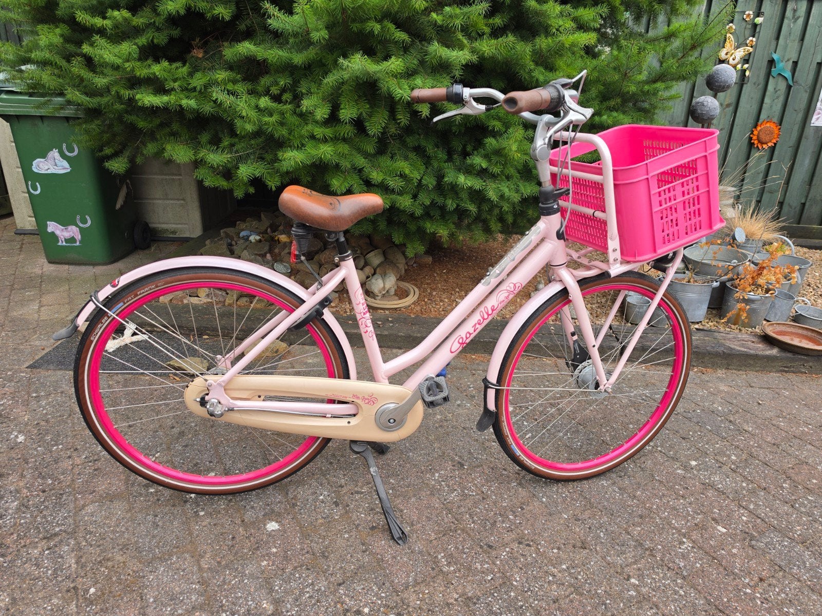 gazelle fiets miss grace, Ophalen, Gebruikt, 47 tot 50 cm, Versnellingen
