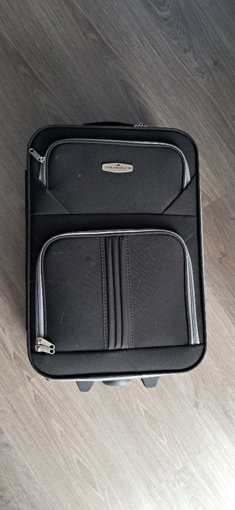 Reiskoffer/trolly, Ophalen, Hard kunststof, Minder dan 50 cm, Zo goed als nieuw