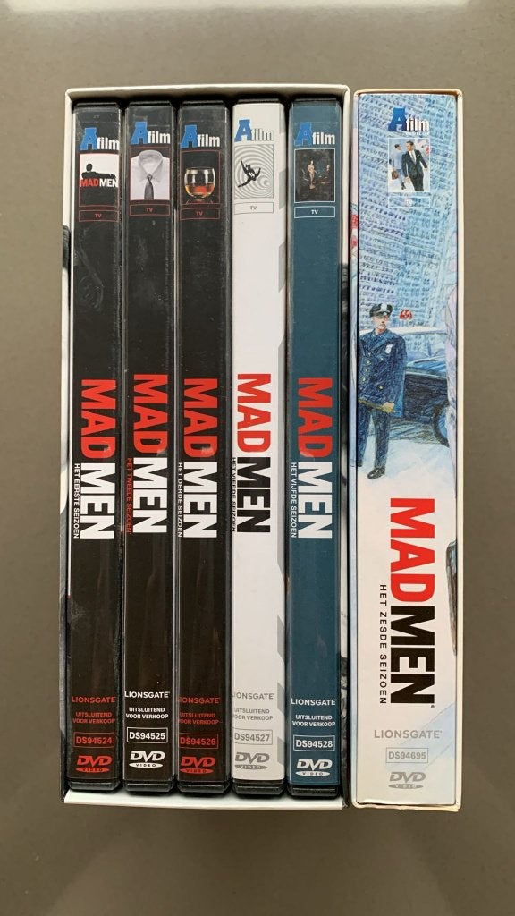 Mad Men DVD Box Seizoen 1-6, Gebruikt, Verzenden, Drama, Seizoen 1
