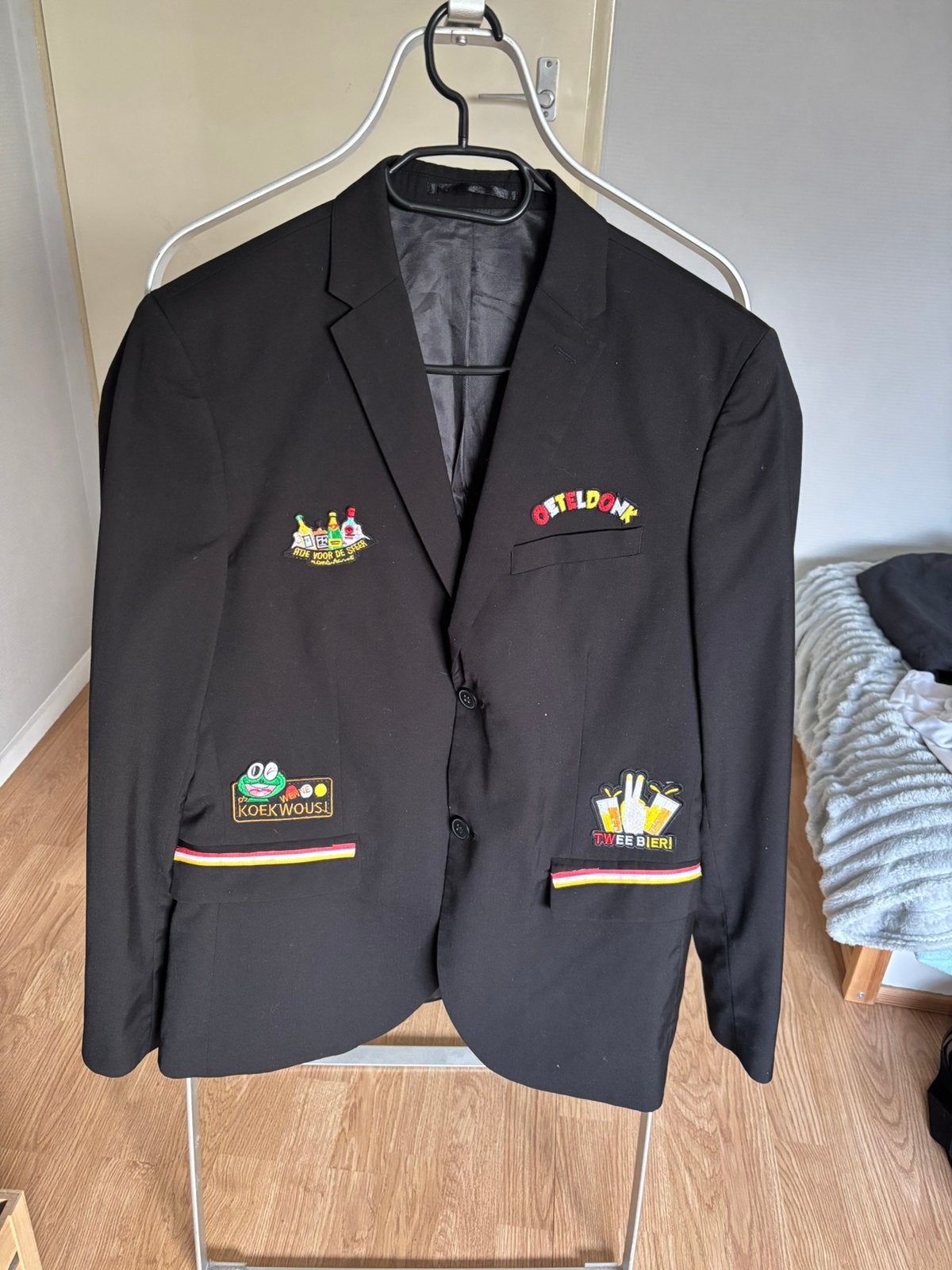 Oeteldonk jasje heren - maat 50, Kleding | Heren, Carnavalskleding en Feestkleding, Carnaval, Overige maten, Ophalen of Verzenden