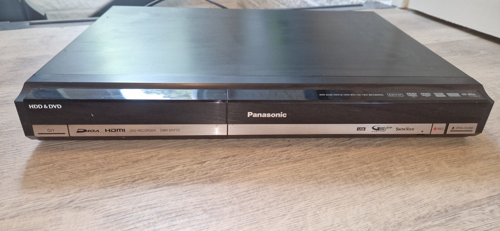 Panasonic HDD & DVD Recorder DMR-EH77S, Ophalen, Gebruikt, Panasonic, Met harddisk