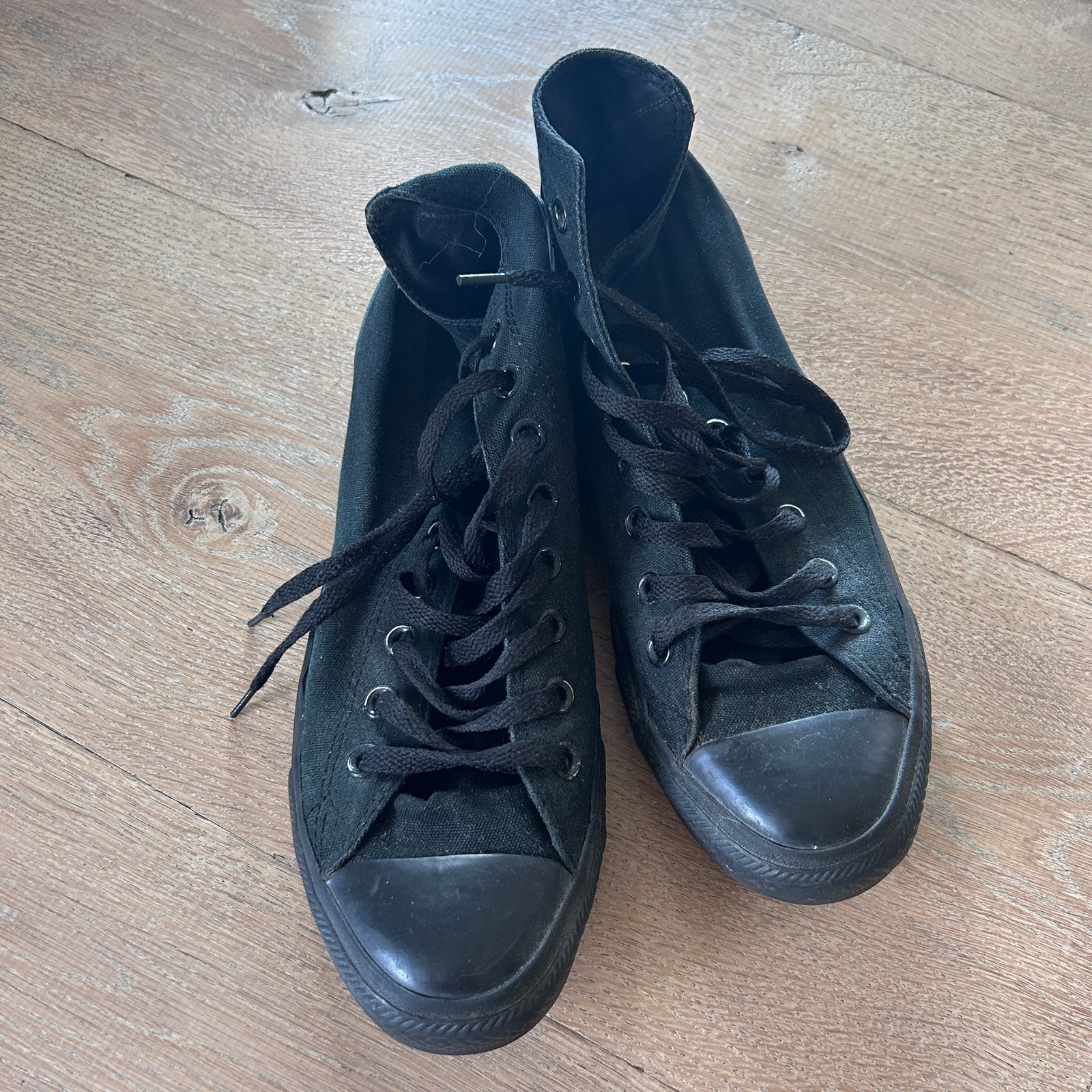 Zwarte Converse All Star High Top Sneakers Maat 42.5, Ophalen of Verzenden, Gedragen, Zwart, Sneakers of Gympen