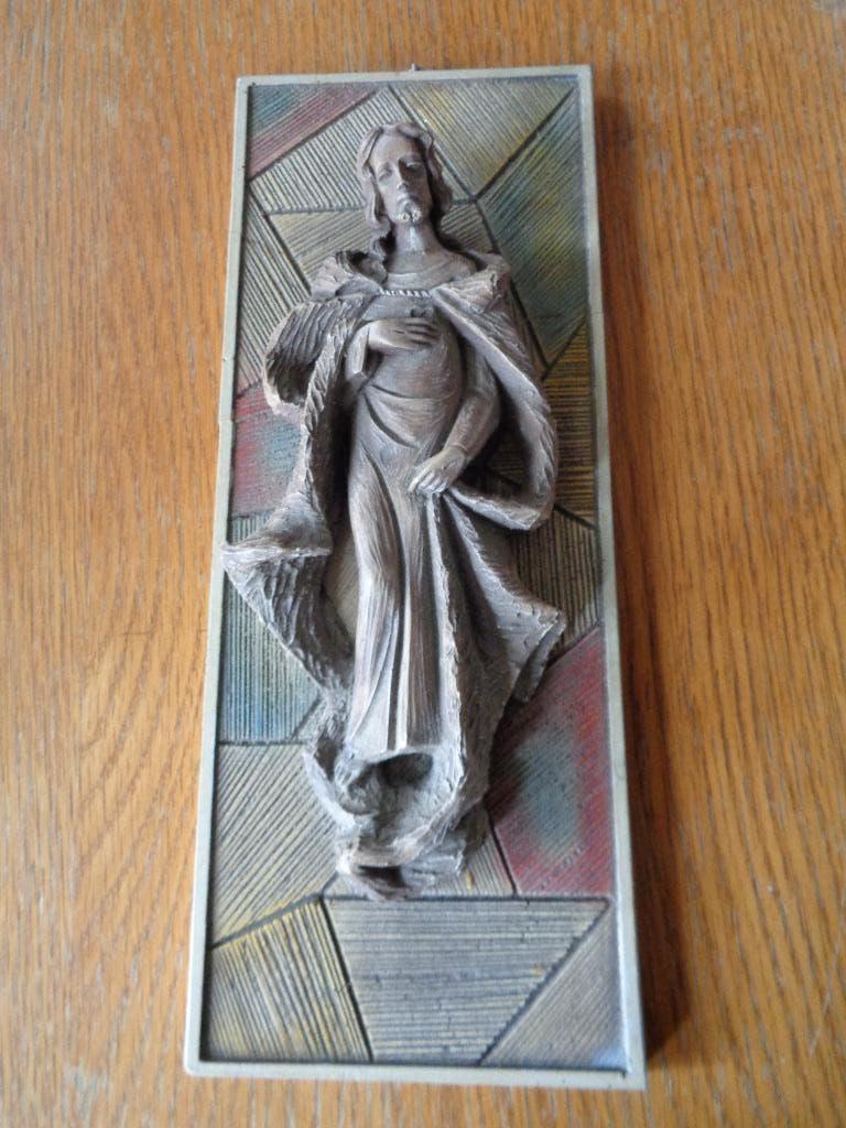 retro wand tegel corpus christi jaren 70, Ophalen of Verzenden