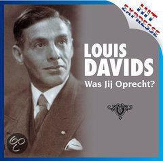 CD Louis Davids - Was jij Oprecht? jordaan zuiderzee mina, Verzenden, Zo goed als nieuw, Levenslied of Smartlap, Album