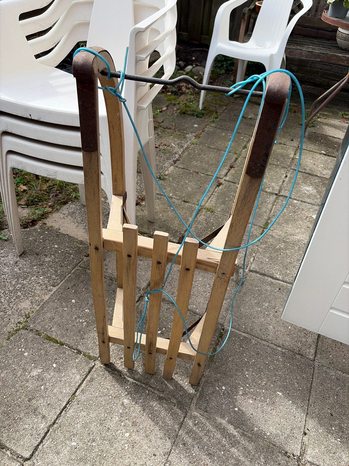 Oude houten slee - Alleen ophalen in Hilversum, Ophalen, Gebruikt, Hout