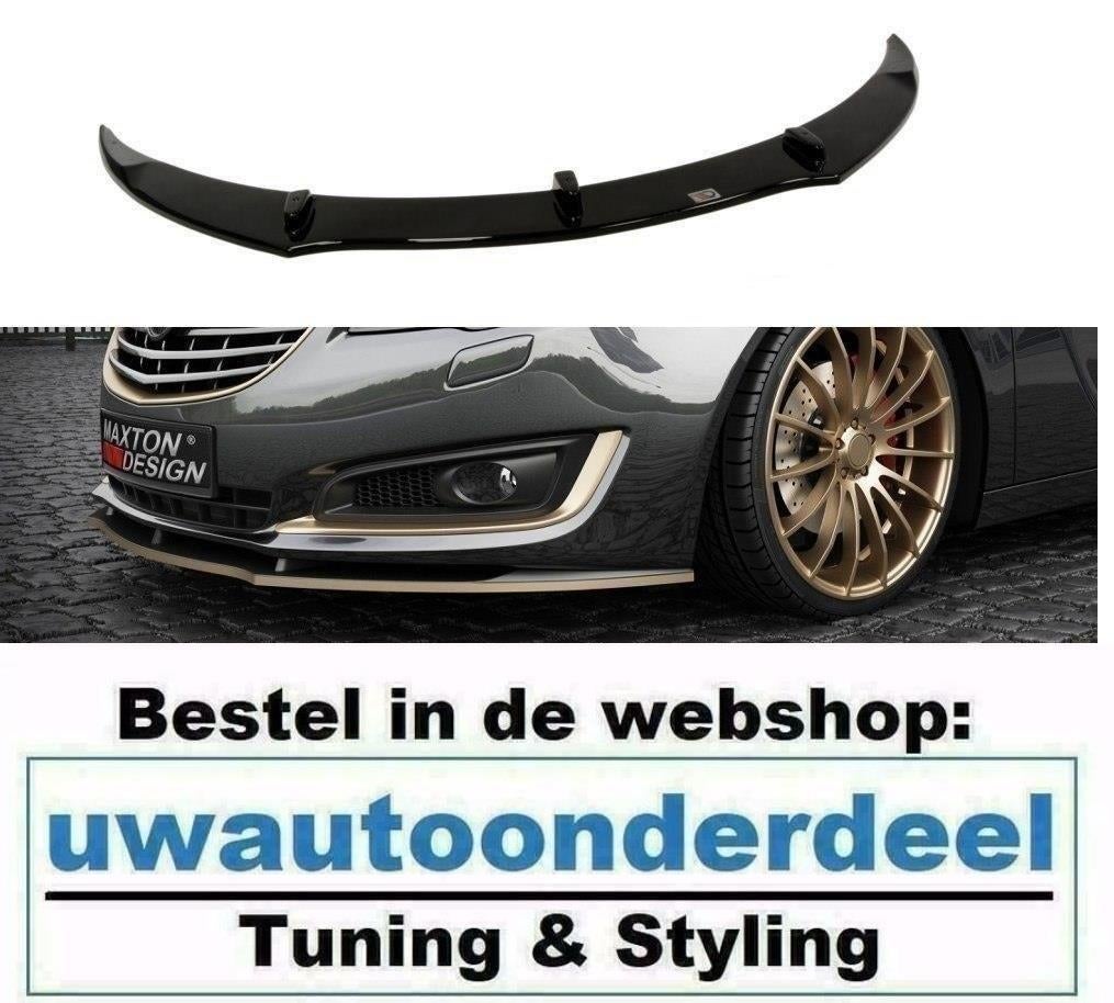 Maxton Spoiler Lip Splitter Voor Opel Insignia Facelift, Verzenden