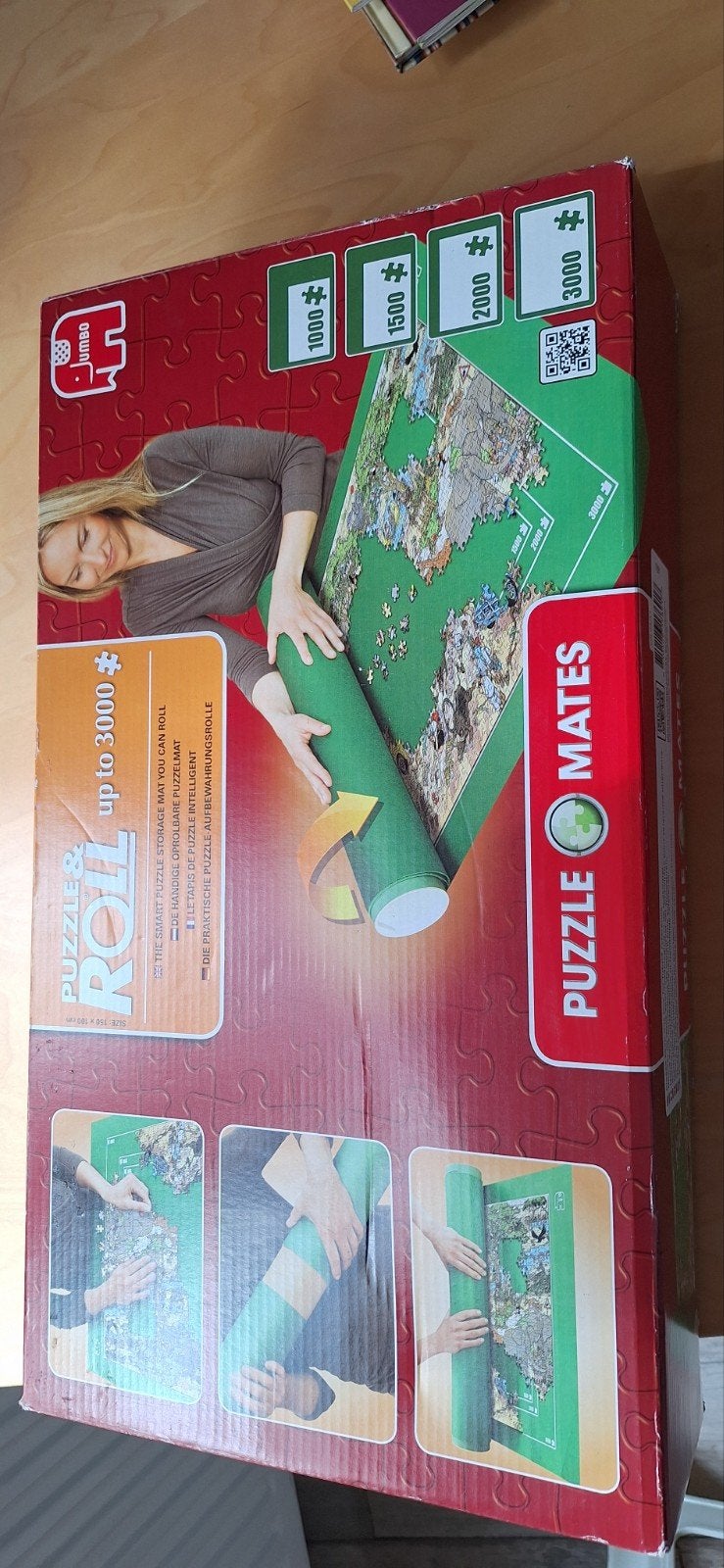 Jumbo Puzzle & Roll - Handige oprolbare puzzelmat, Een of twee spelers, Ophalen of Verzenden, Nieuw, Jumbo
