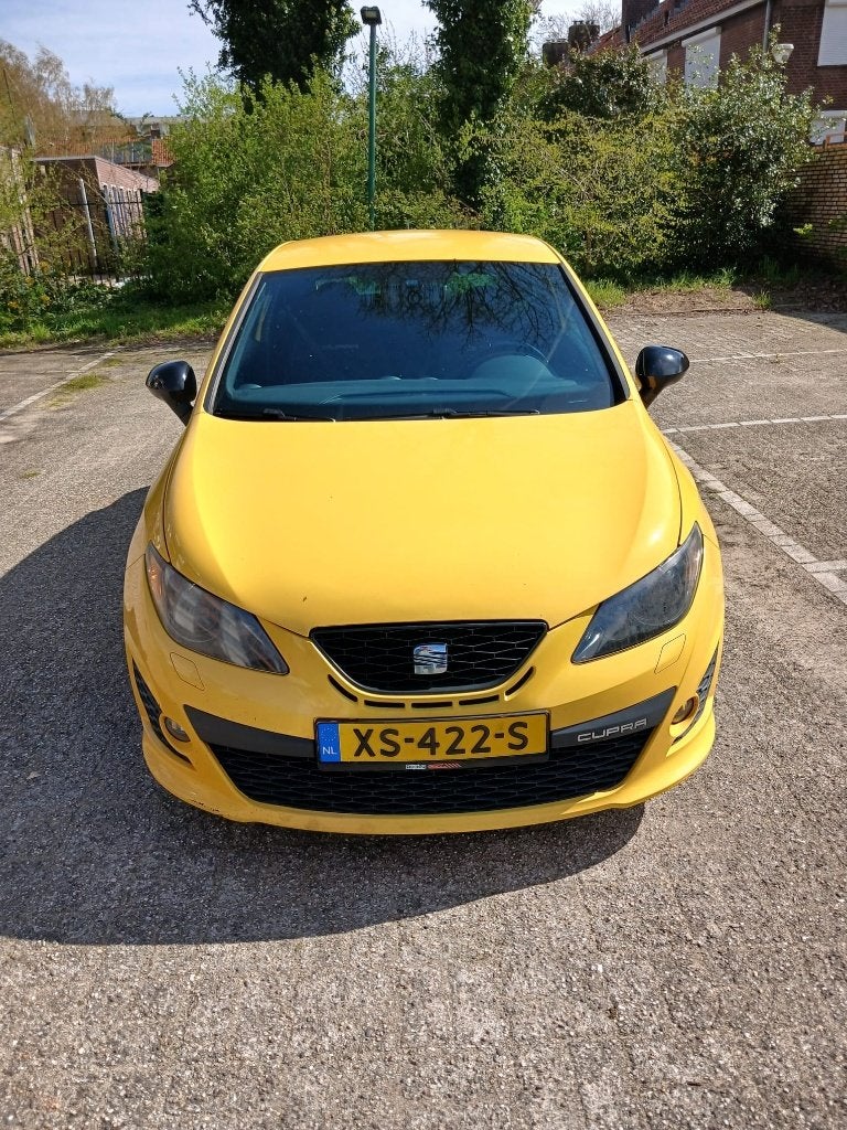 Seat Ibiza 1.4 TSI 132KW Cupra AUT 2011 Geel, Auto's, Seat, Zwart, 4 cilinders, Ibiza, Geel