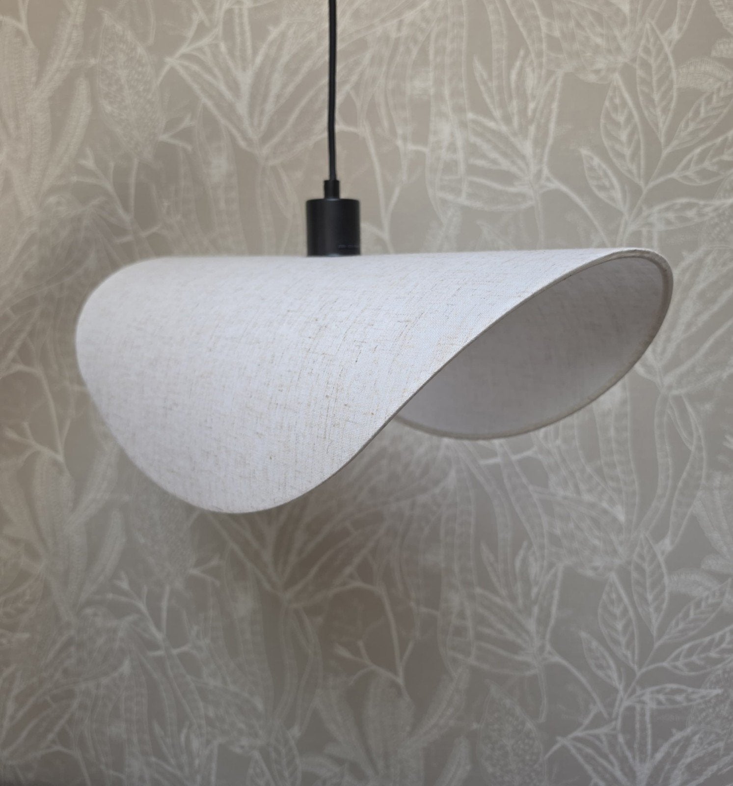 Japandi Hanglamp, Nieuw, Textiel, Japandi, Scandinavisch, Minimalistisch, E27 (groot)