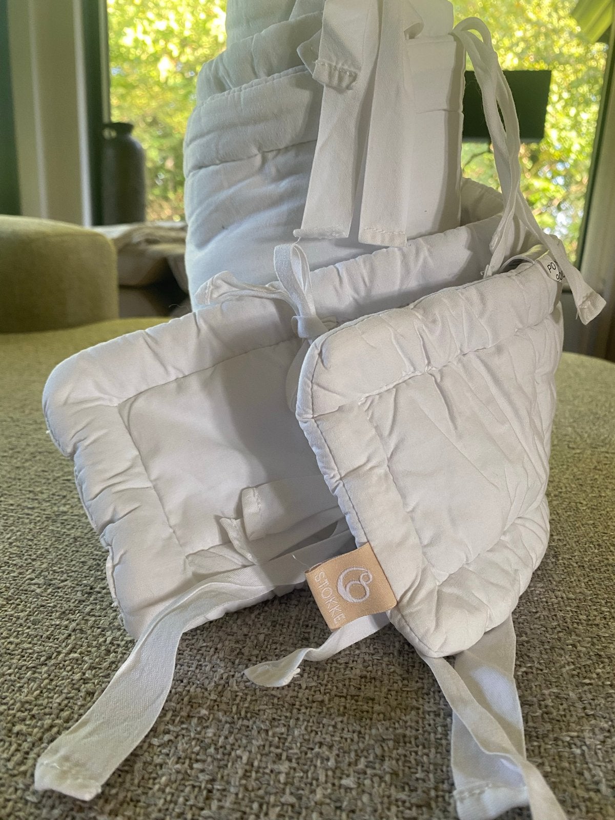 Stokke Bedomrander - 210 cm lang, goede staat, Ophalen of Verzenden, Zo goed als nieuw, Bedomrander