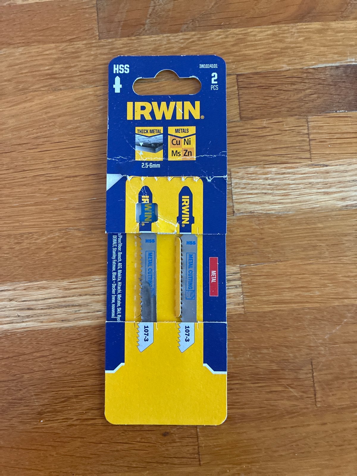 IRWIN HSS Metaal Zaagbladen - Nieuw en Gebruikt (2 stuks), Ophalen of Verzenden, Zo goed als nieuw, Overige typen