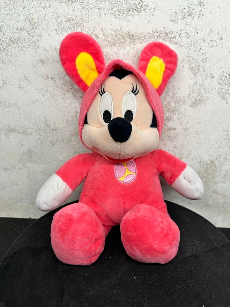 Minnie Mouse knuffel in roze pak - Disney, Muis, Disney, Ophalen of Verzenden, Middelgroot (20 tot 80 cm)