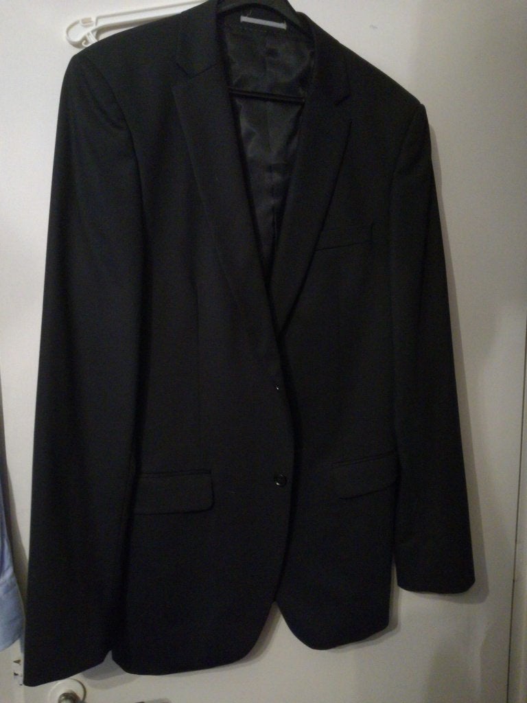 Nog Nieuw Colbert WE woolmark Zwart 49, Verzenden, Zo goed als nieuw, Maat 48/50 (M), Zwart