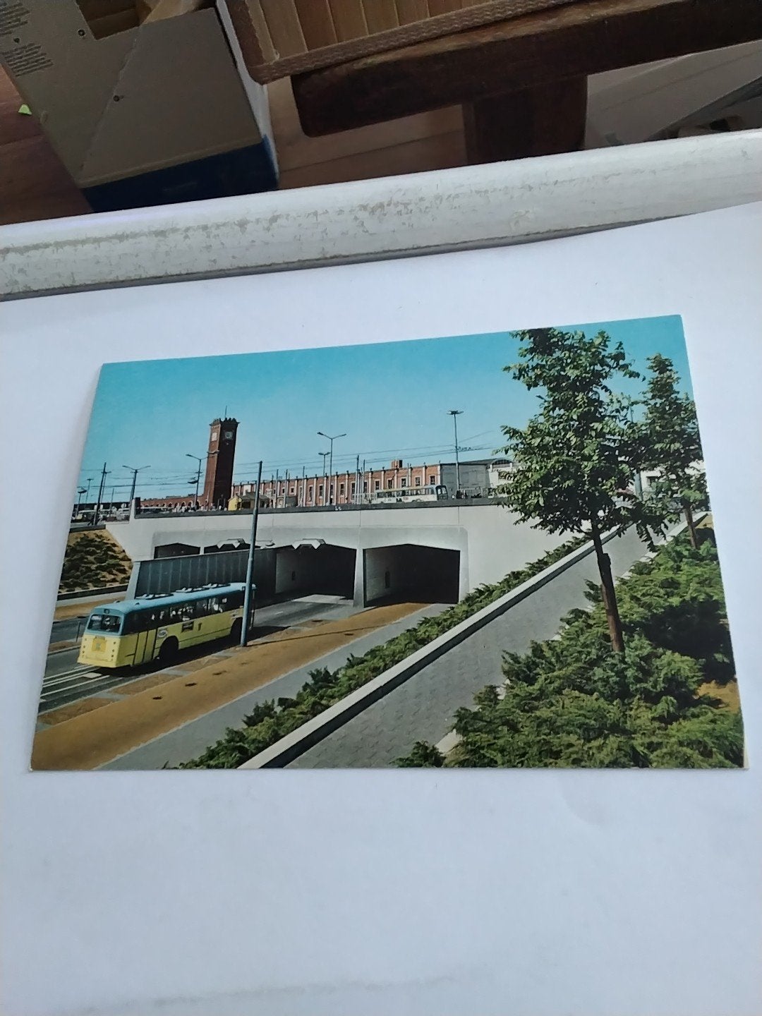 Oude ansichtkaart Nijmegen Tunnel met station, Verzamelen, Ansichtkaarten | Nederland, Ophalen of Verzenden