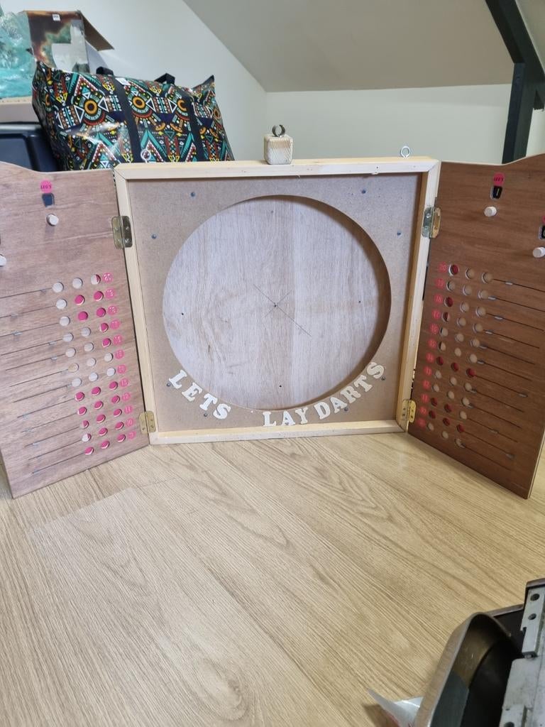 2x Dartkast zonder bord met scoretellers, Ophalen of Verzenden