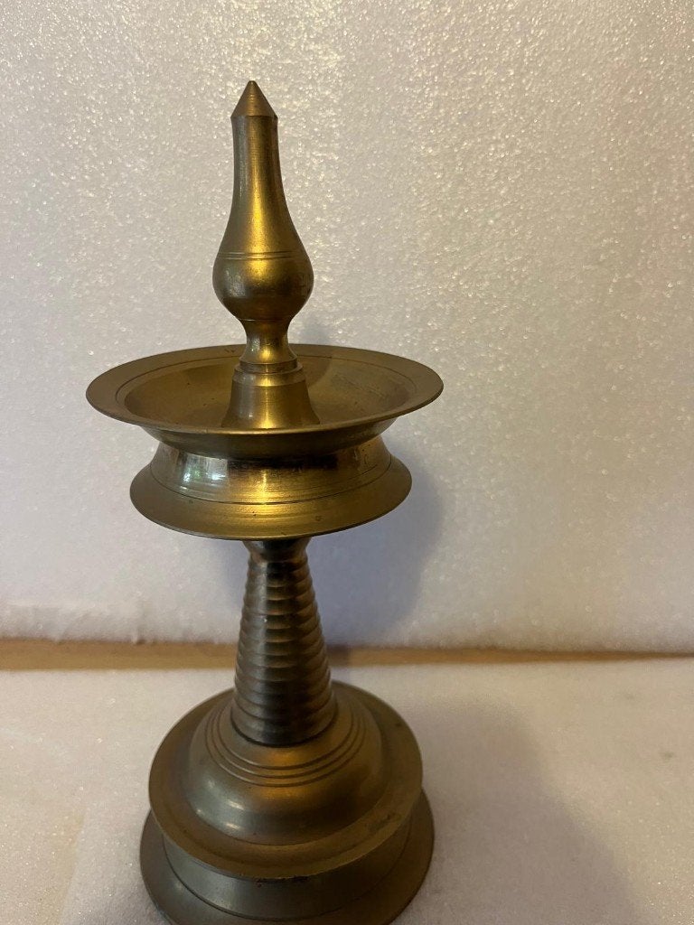 Vintage koperen Diwali Brass Kerala., Ophalen