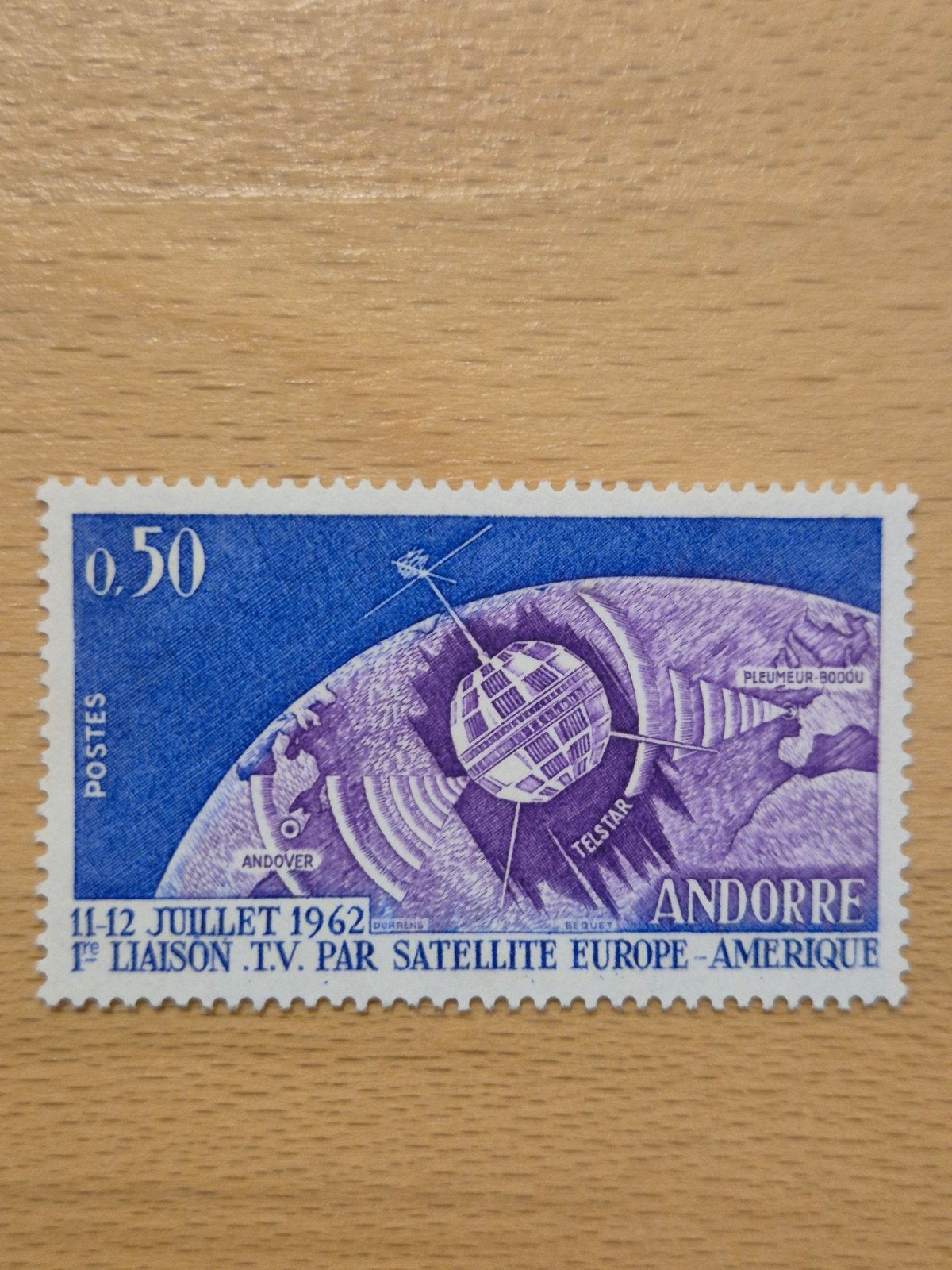 Andorra 1962 ruimtevaart, Ophalen of Verzenden, Overige landen, Postfris