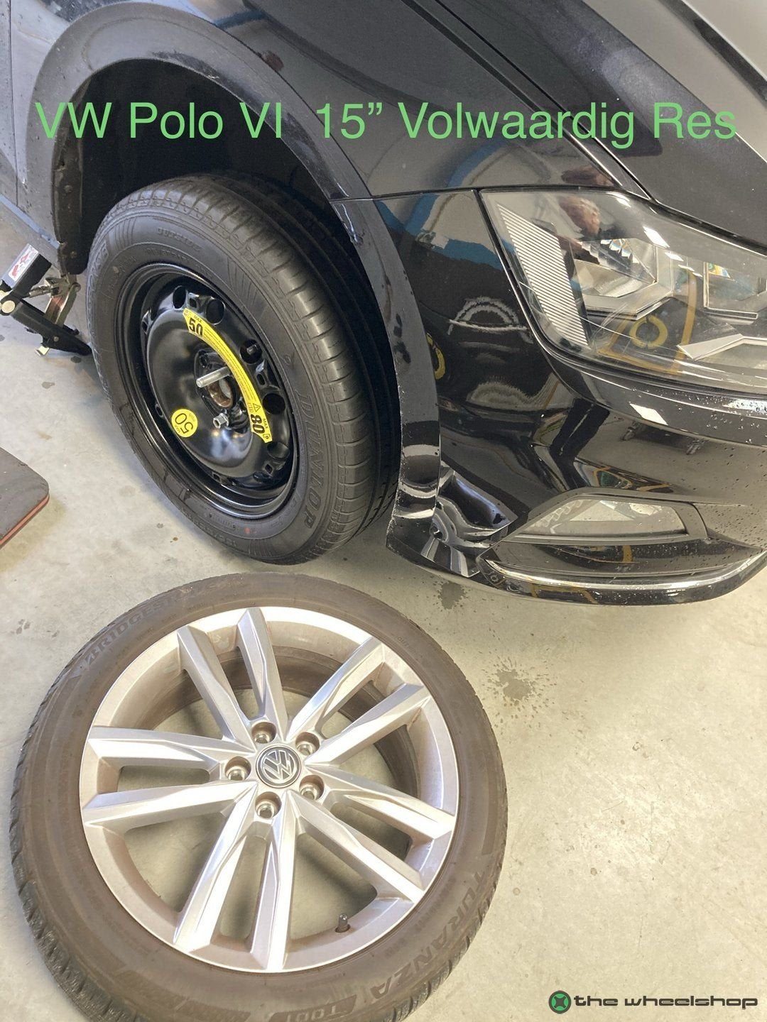 Reservewiel Thuiskomer VW Polo , Seat Ibiza , Skoda Fabia  1, Auto-onderdelen, Gebruikt, -, -, Banden en Velgen